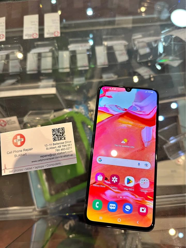 Samsung Galaxy A70 128GB Unlocked Phone 90 days warranty