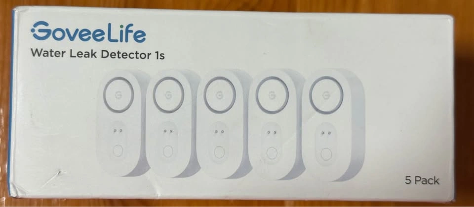 GoveeLife Water Leak Detectors 1s — 5-Pack, New