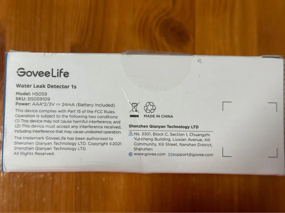 GoveeLife Water Leak Detector System — 8 Sensors + Smart Gateway - photo 5