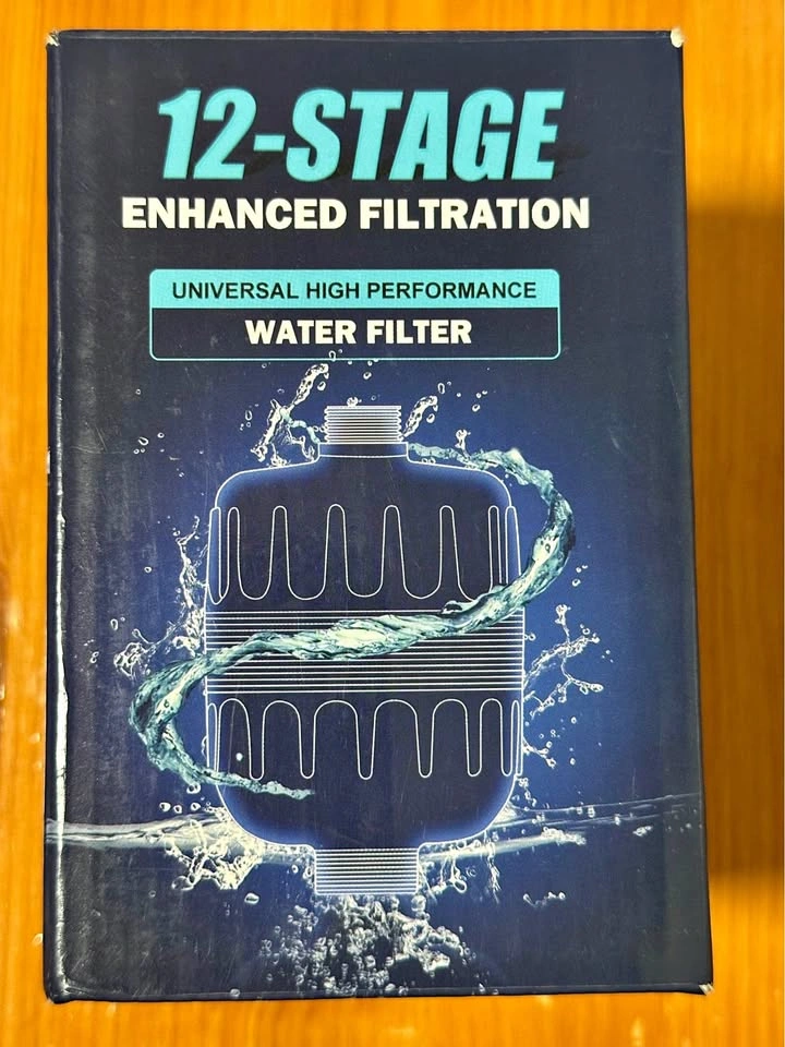 NEW 12-Stage Universal Shower Water Filter — High Pressure