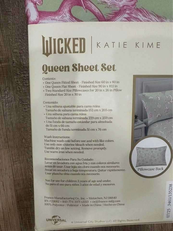 Brand new - wicked bedsheets - queen size - photo 4