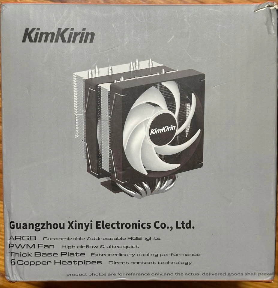 KimKirin 120-D6 SE CPU Cooler — 120mm Dual Tower, 6 Heatpipes - photo 3