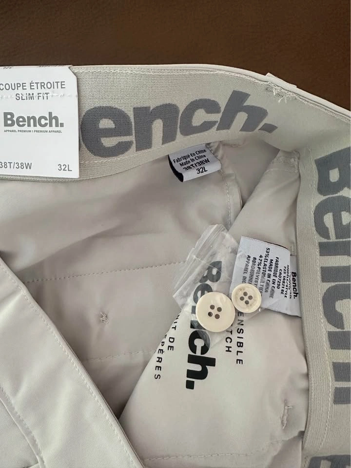 BNWT - Bench Slim Fit Pants 38W x 32L - photo 3