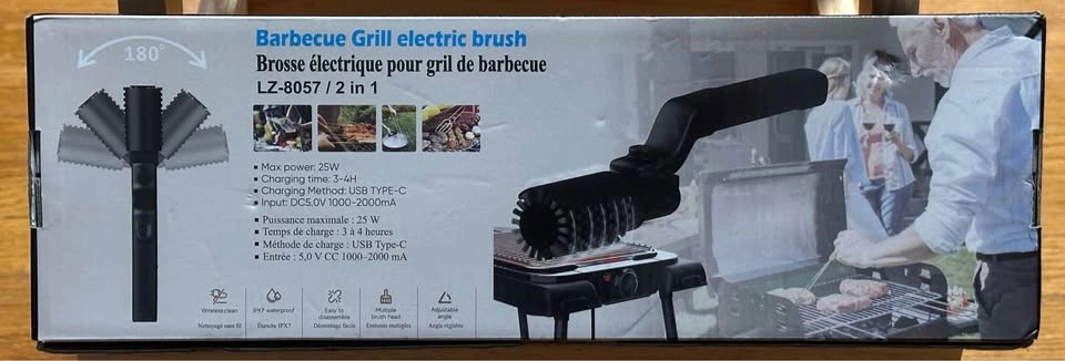 YKYI Electric Spin Scrubber — Cordless Barbecue Grill Brush - photo 5