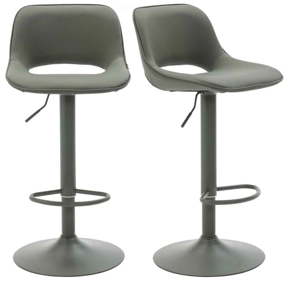 Brand New Olive Bar Stools Set of 2, Adjustable Height - photo 3