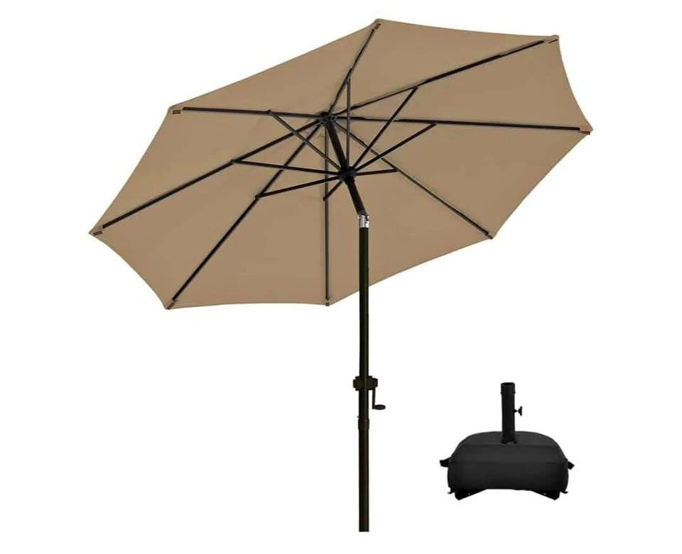 Brand New 9ft Outdoor Patio Umbrella with Base