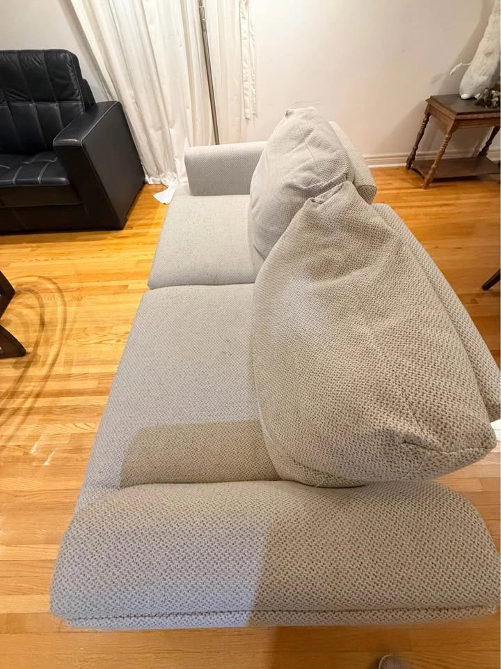 Structube Light Beige Sofa – Good Condition – Pet & Smoke Free - photo 3