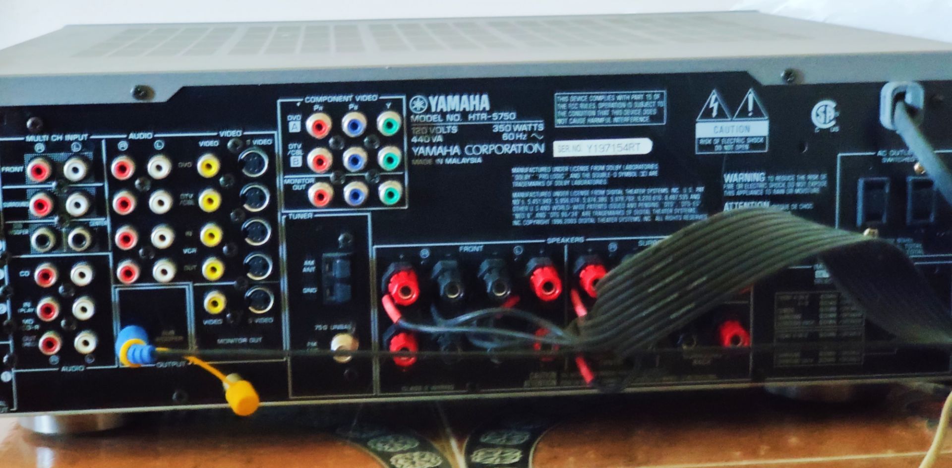 CLEAN Yamaha Natural Sound AV Receiver - photo 3