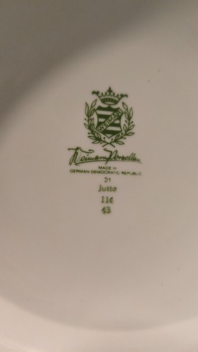 Vintage Weimar Porcelain Jutta Footed Cake Platter - photo 3