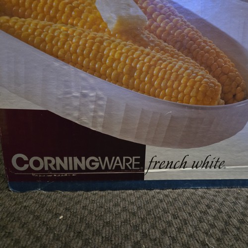 Vintage CorningWare French White 3 Piece Oval Casserole Set - photo 3