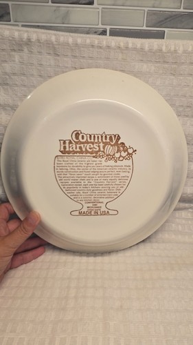 RARE Vintage 1983 Royal China Co Country Harvest Pie Plate - photo 2