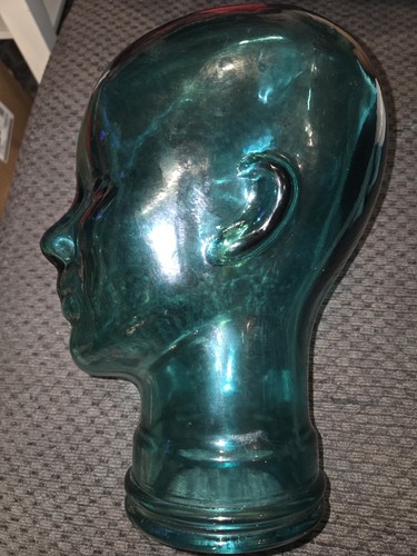 Vidrios San Miguel 11.5" Recycled Glass Mannequin Head - photo 5