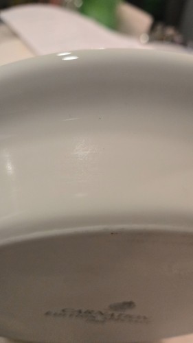 Vintage 1984 Royal Worcester Carnation Sugar Pie Dish - photo 4