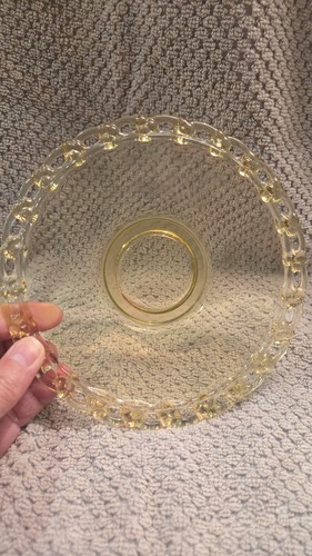 1930s Vintage Sahara Yellow Open Sugar Set with Plate - photo 4