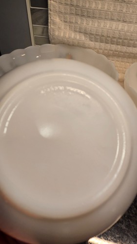 Vintage Arcopal Fruits de France Opal Glass Nesting Bowls 3pc - photo 3