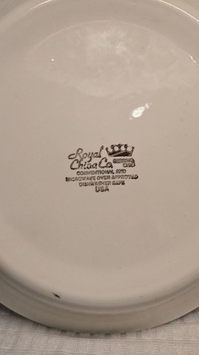 Royal China Co. "Creamy Dreamy" Cheesecake recipe pie plate - photo 2