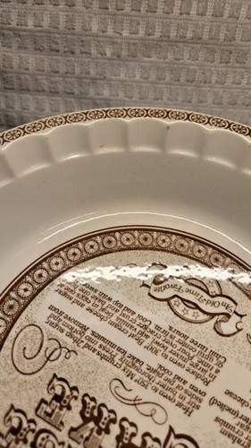 Royal China Co. "Creamy Dreamy" Cheesecake recipe pie plate - photo 4