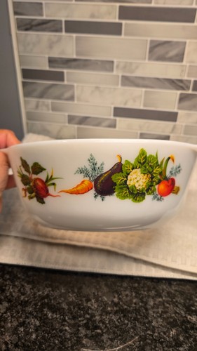 Vintage JAJ Pyrex England Tuscany Market Garden Casserole - photo 3