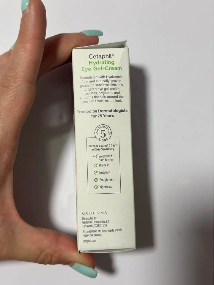 Cetaphil Hydrating Eye Gel‑Cream 0.5 fl oz (14 mL) — New in Box - photo 4