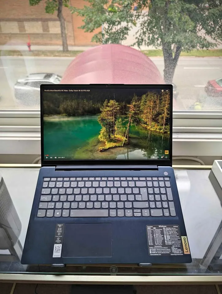 Lenovo sea blue laptop thumbnail