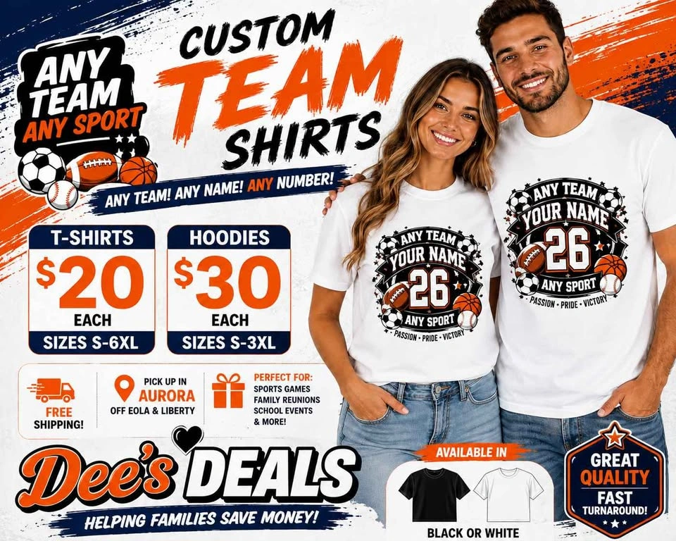 Custom Team/Player Shirts or Hoodies - photo 3