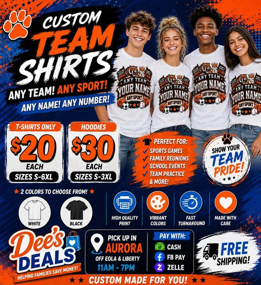 Custom Team/Player Shirts or Hoodies - photo 4