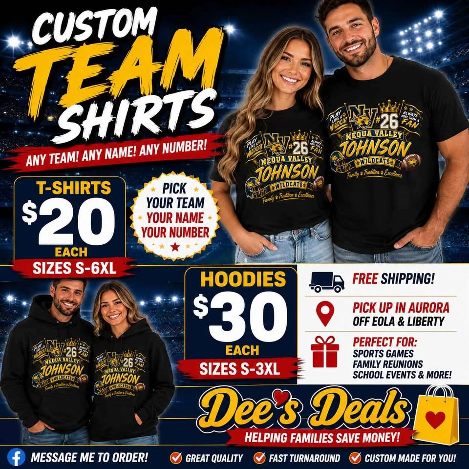 Custom School Team Shirts or Hoodies - photo 3