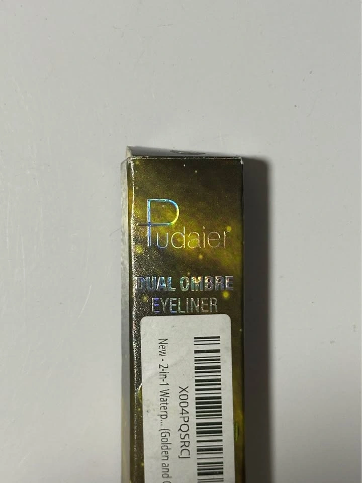 Pudaier Dual Ombre 2‑in‑1 Eyeliner (Gold & Green) — New - photo 4