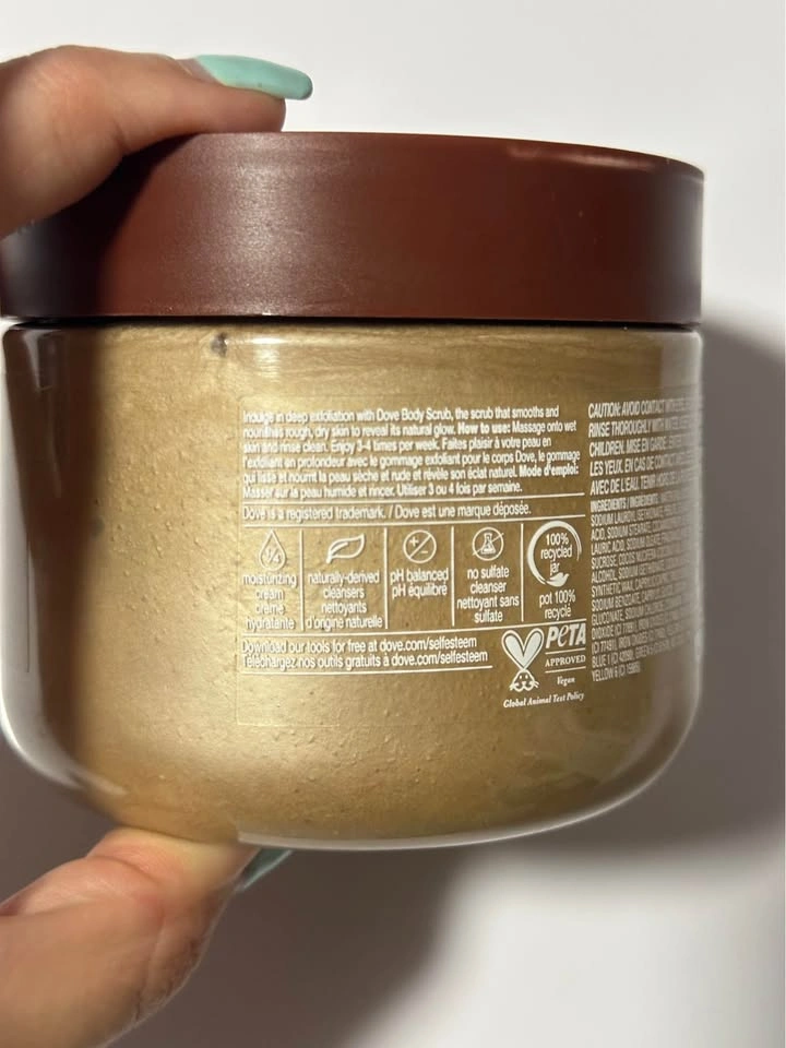 Dove Body Scrub — Brown Sugar & Coconut Butter — 15 oz - photo 3
