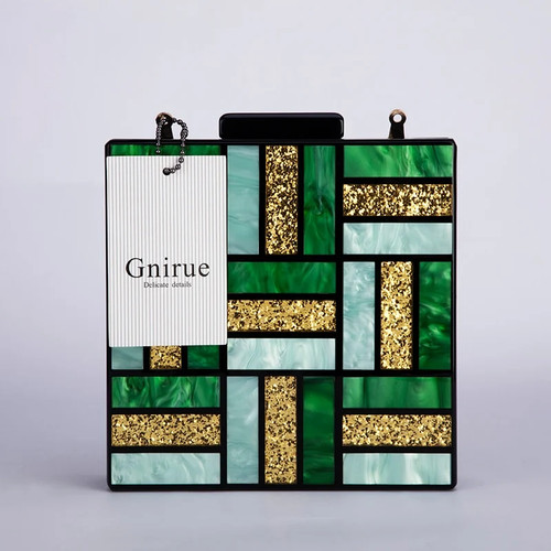 Acrylic Handbags New Brand Fashion Women Evening Bag Clutch - photo 2
