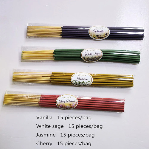 15x4 Pieces/lot Natural White Sage Incense Sticks 22cm - photo 5