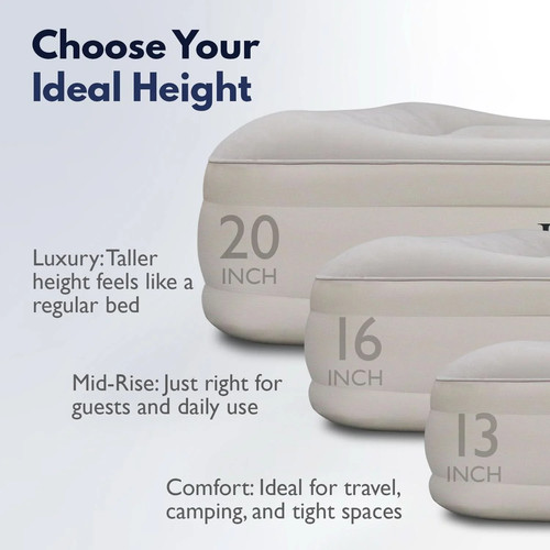 Queen Air Mattress With Integrated Pump Waterproof - photo 3