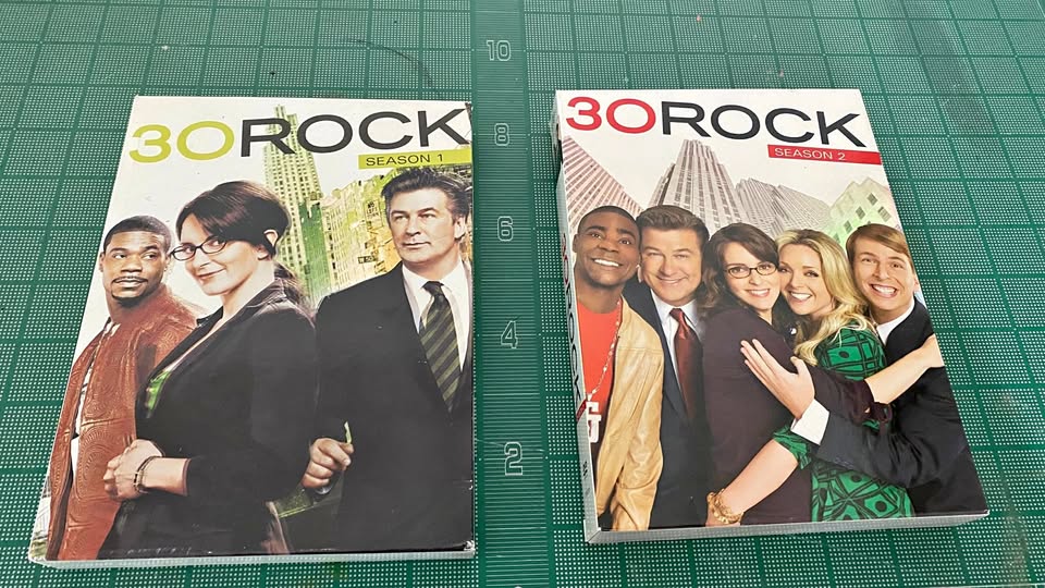 30 Rock Season 1 and 2 DVDs