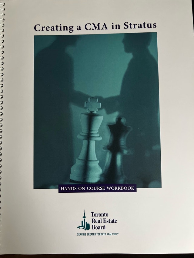 Toronto Real Estate Board Creating a CMA in Stratus Workbook