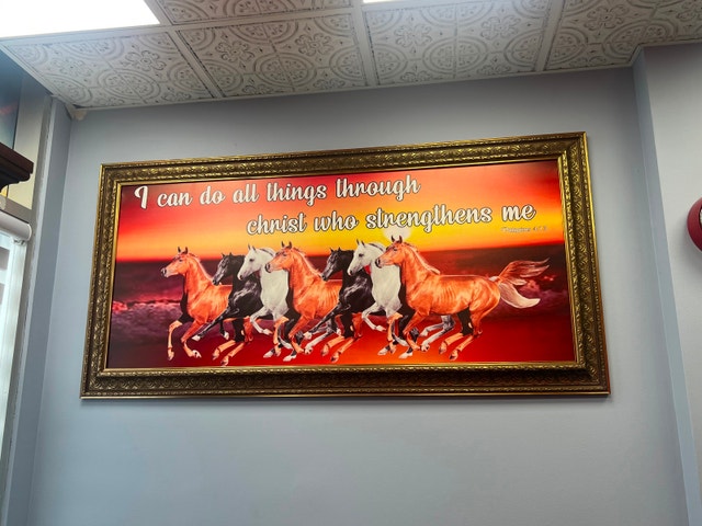 I Can Do All Things Through Christ Horses Wall Art