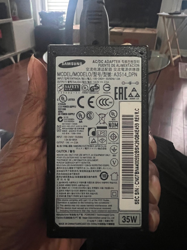 Samsung A3514_DPN AC/DC Adapter