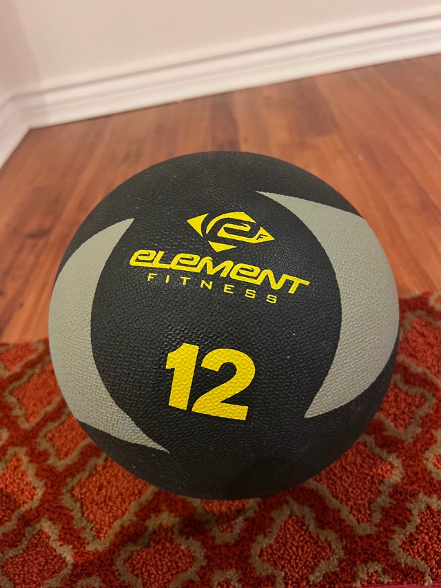 Element Fitness 12lb Medicine Ball