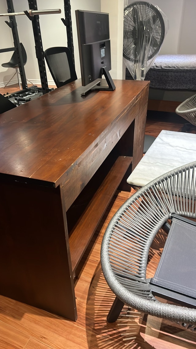 Wooden Office Desk with Drawers - photo 2