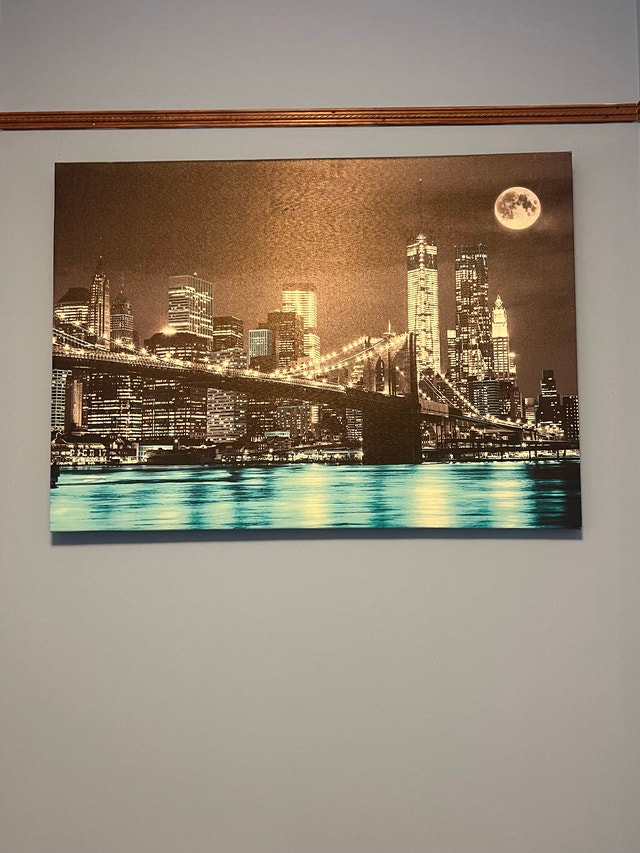 New York City Skyline Canvas Wall Art