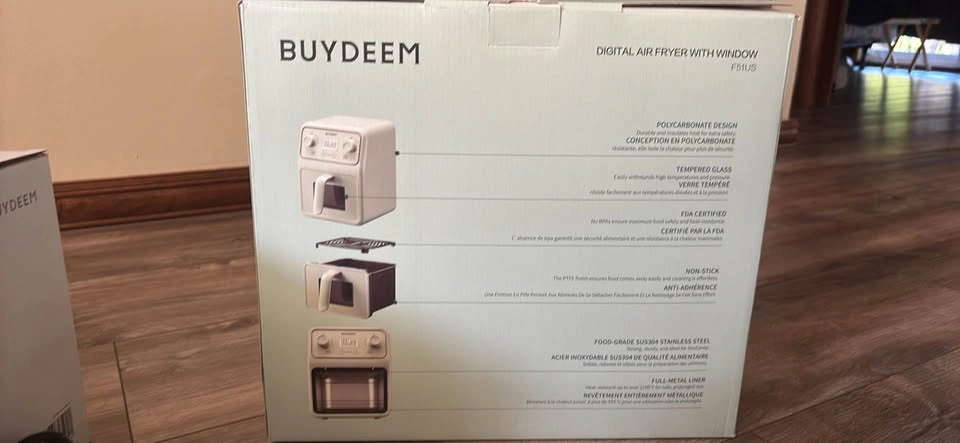 Buydeem cozy greenish digital air dryer with window - photo 3