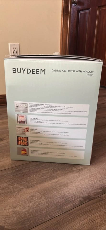 Buydeem cozy greenish digital air dryer with window - photo 4
