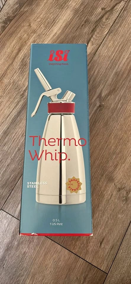 ISI stainless steel thermo whip (1 US pint)