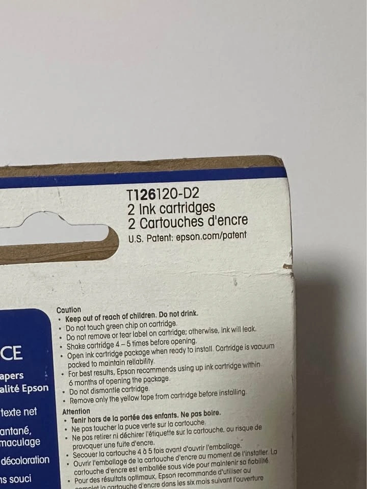 Epson 126 — 2‑Pack Black Ink Cartridges (T126120‑D2) - photo 3