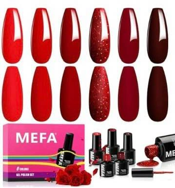 MEFA 6-Color Gel Polish Set — 6×7 mL — New in Box - photo 2