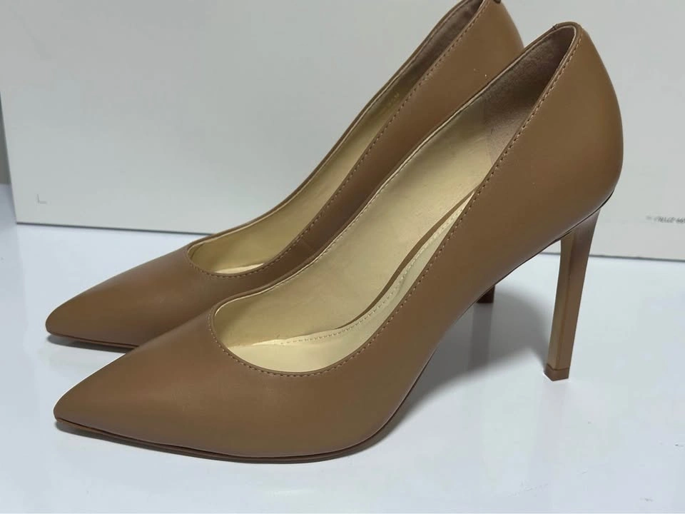 NEW Nine West "Tatiana" Pointed Toe Pumps — Natural/Nude (Size 9 - photo 2