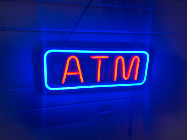 NEON ATM LIGHT new in box
