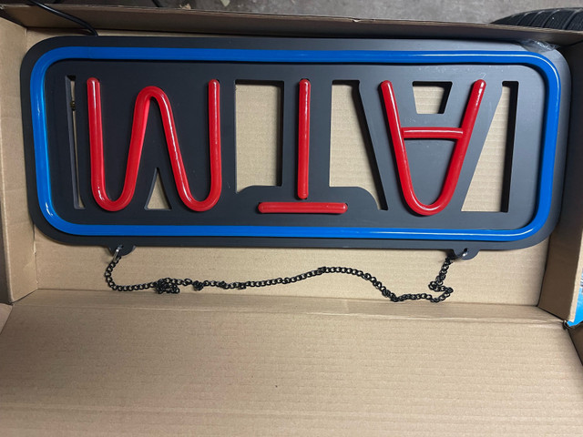 NEON ATM LIGHT new in box - photo 3