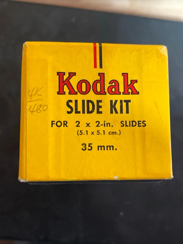 Kodak glass slide
