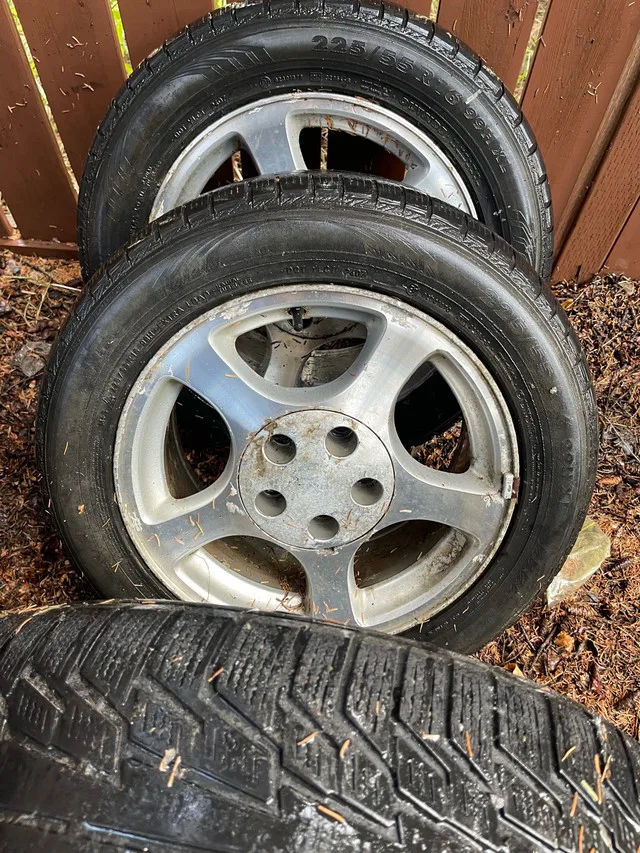 4 16” Rims with tires -114” 5.5 offset.