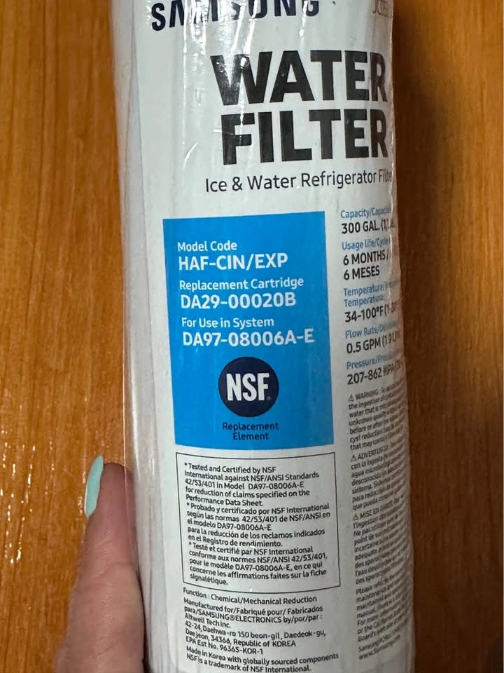 NEW Samsung Genuine Water Filter HAF-CIN/EXP (DA29-00020B) - photo 3